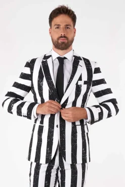 OppoSuits Beetlejuice™|Heren Halloweenpakken|Vrijgezellenfeest Pakken