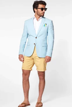OppoSuits Birdie - Soft Blue|Heren Zomer Blazers
