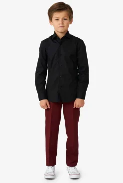 OppoSuits Black Knight| Effen Gekleurde Overhemden