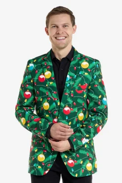 OppoSuits Christmas Tree with Lights|Heren Kerst Blazers