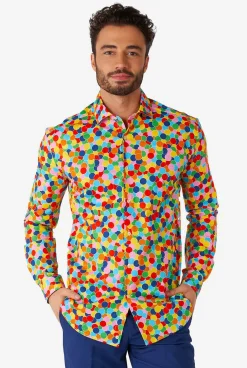 OppoSuits Confetteroni|Heren Casual Overhemden