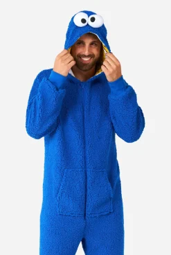 OppoSuits Cookie Monster|DAMES Karakter Onesies|Effen Gekleurde Onesies