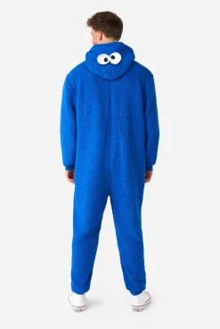OppoSuits Cookie Monster|DAMES Karakter Onesies|Effen Gekleurde Onesies
