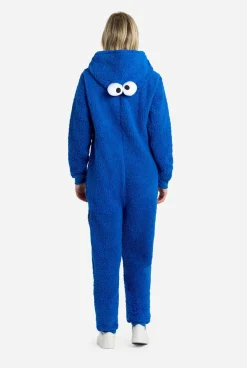 OppoSuits Cookie Monster|DAMES Karakter Onesies|Effen Gekleurde Onesies