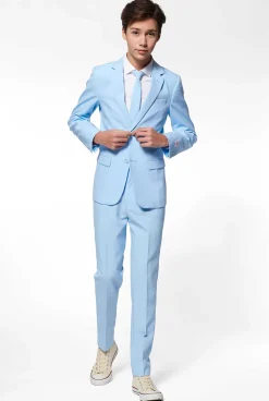 OppoSuits Cool Blue| Effen Gekleurde Pakken