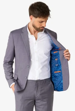 OppoSuits Daily Dark Grey|Heren Vrijgezellenfeest Pakken|Daily- Casual Pakken