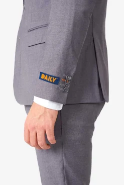 OppoSuits Daily Dark Grey|Heren Vrijgezellenfeest Pakken|Daily- Casual Pakken