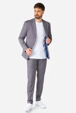 OppoSuits Daily Dark Grey|Heren Vrijgezellenfeest Pakken|Daily- Casual Pakken
