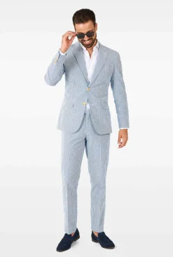 OppoSuits Daily Seersucker|Heren Vrijgezellenfeest Pakken|Daily- Casual Pakken