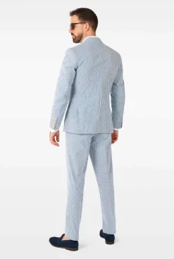OppoSuits Daily Seersucker|Heren Vrijgezellenfeest Pakken|Daily- Casual Pakken