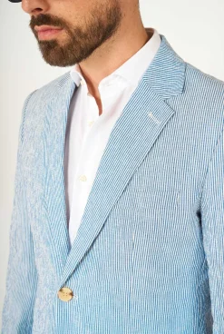 OppoSuits Daily Seersucker|Heren Vrijgezellenfeest Pakken|Daily- Casual Pakken