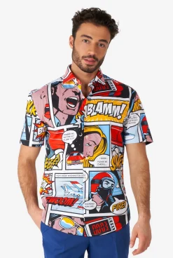 OppoSuits Danger Days|Heren Zomer Overhemden|Casual Overhemden