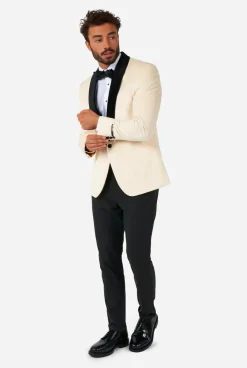 OppoSuits Dinner Jacket - Ivory Champagne|Heren Deluxe Blazers