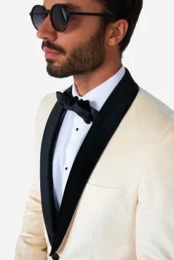 OppoSuits Dinner Jacket - Ivory Champagne|Heren Deluxe Blazers