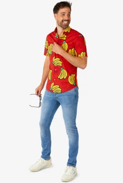 OppoSuits Donkey Kong™|Heren Zomer Overhemden|Casual Overhemden