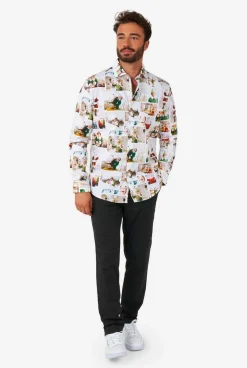 OppoSuits Elf™ Christmas|Heren Casual Overhemden