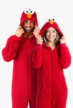 OppoSuits Elmo|DAMES Karakter Onesies|Effen Gekleurde Onesies