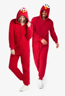 OppoSuits Elmo|DAMES Karakter Onesies|Effen Gekleurde Onesies