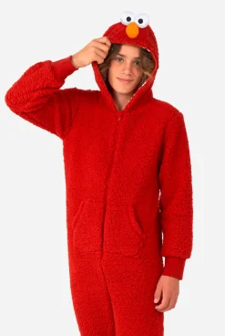 OppoSuits Elmo Onesie|DAMES Sesamstraat Onesies|Sesamstraat Onesies