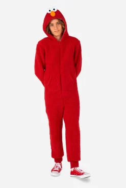 OppoSuits Elmo Onesie|DAMES Sesamstraat Onesies|Sesamstraat Onesies