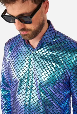 OppoSuits Fancy Fish|Heren Halloween Overhemden|Casual Overhemden