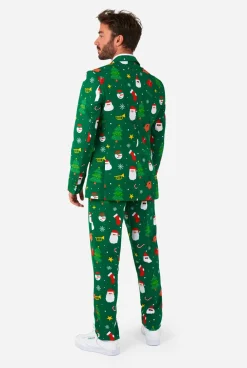 OppoSuits Festivity Green|Heren Kerstpakken