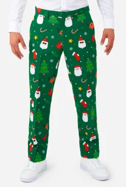 OppoSuits Festivity Green|Heren Kerstpakken