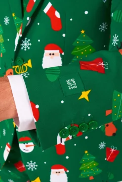 OppoSuits Festivity Green|Heren Kerstpakken