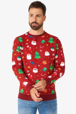 OppoSuits Festivity Red|Heren Kerst Sweaters