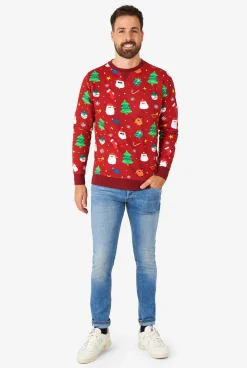 OppoSuits Festivity Red|Heren Kerst Sweaters