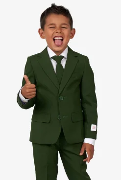 OppoSuits Glorious Green| Effen Gekleurde Pakken|Kerst Pakken