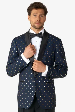 OppoSuits Goldy Dots|Heren Kerst Smokings