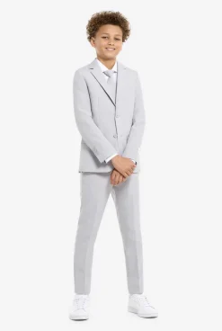 OppoSuits Groovy Grey| Effen Gekleurde Pakken