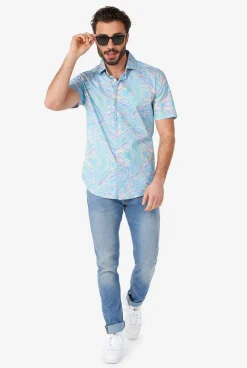 OppoSuits Holoperfect|Heren Zomer Overhemden|Casual Overhemden