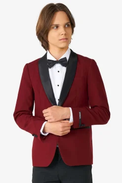 OppoSuits Hot Burgundy| Smokings|Kerst Pakken