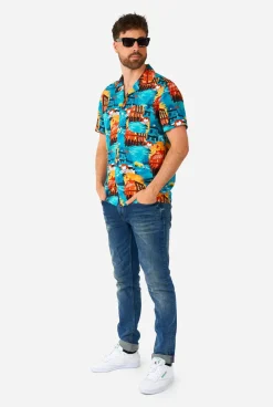 OppoSuits IT™|Heren Halloween Overhemden|Zomer Overhemden