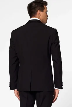 OppoSuits Jet Set Black|Heren Examen Smokings|Kerst Smokings