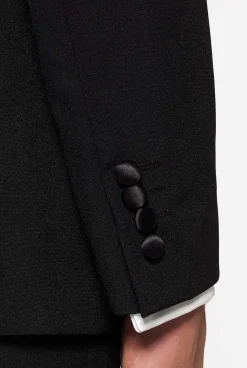 OppoSuits Jet Set Black|Heren Examen Smokings|Kerst Smokings