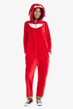 OppoSuits Knuckles|DAMES Karakter Onesies|Effen Gekleurde Onesies