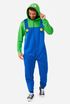 OppoSuits Luigi|DAMES Karakter Onesies|Effen Gekleurde Onesies