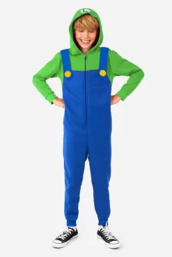 OppoSuits Luigi|DAMES Super Mario Onesies|Super Mario Onesies