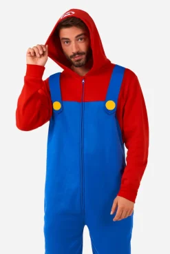 OppoSuits Mario|DAMES Karakter Onesies|Effen Gekleurde Onesies