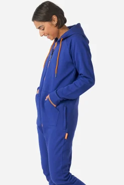 OppoSuits Navy Royale|DAMES Effen Gekleurde Onesies|Effen Gekleurde Onesies