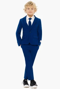 OppoSuits Navy Royale| Effen Gekleurde Pakken