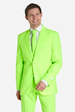 OppoSuits Neon Lucky Lime|Heren Vrijgezellenfeest Pakken|Trouwpakken