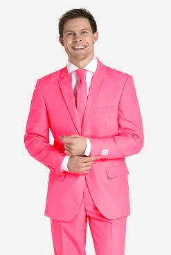 OppoSuits Neon Pink Power|Heren Vrijgezellenfeest Pakken|Pride Pakken