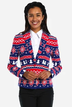 OppoSuits Nordic Noelle|DAMES Kerstblazers