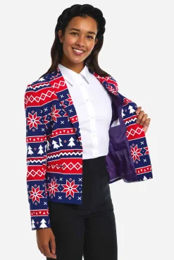 OppoSuits Nordic Noelle|DAMES Kerstblazers