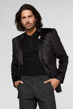 OppoSuits Outer Space - Constellations - Black|Heren Deluxe Blazers