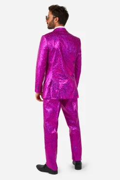 OppoSuits Peppy Pink|Heren Pride Pakken|Effen Gekleurde Pakken